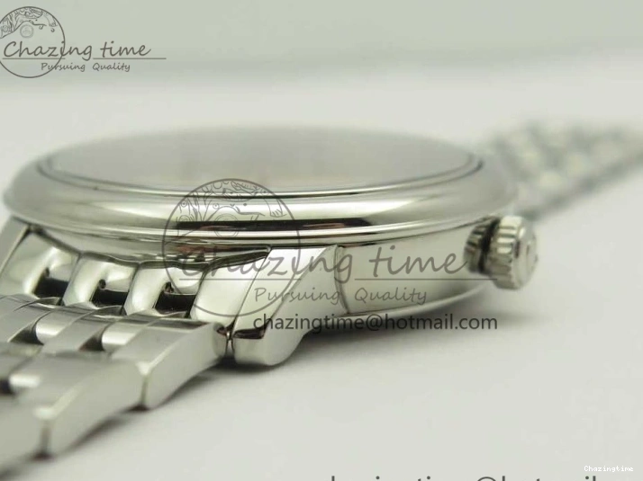 0712 De Ville Prestige Ladies 32.7mm SS MKF 1:1 Best Edition White Dial RG Markers on SS Bracelet MIYOTA Soft 7970